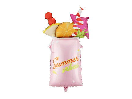 Feestbazaar Folieballon Cocktail Summer Vibes 47x49 cm