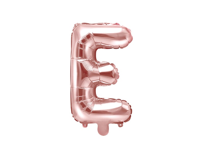 Feestbazaar Folieballon E Rose Goud 35 cm