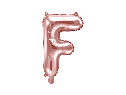 Feestbazaar Folieballon F Rose Goud 35 cm