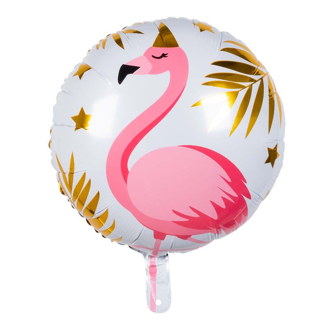 Feestbazaar Folieballon Flamingo Party (45cm)