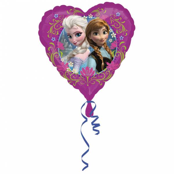 Feestbazaar Folieballon Frozen Anne & Elsa Hart - 43 cm