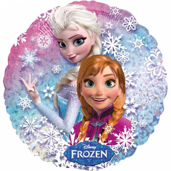 Feestbazaar Folieballon Frozen Anne & Elsa Holografisch - 43 cm