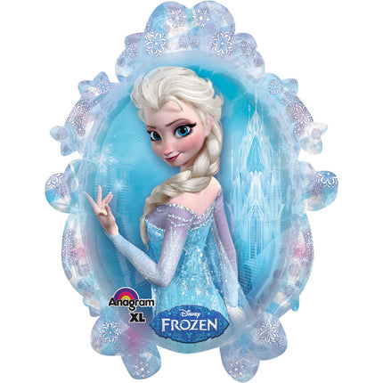 Feestbazaar Folieballon Frozen Elsa en Anna XL - 63x78 cm