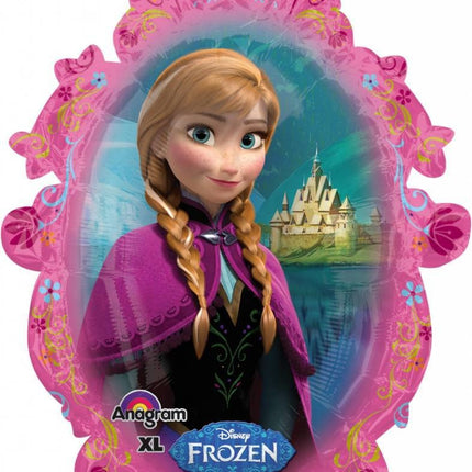 Feestbazaar Folieballon Frozen Elsa en Anna XL - 63x78 cm