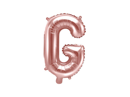 Feestbazaar Folieballon G Rose Goud 35cm