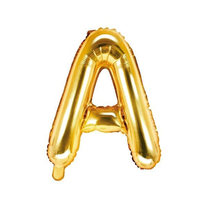 Feestbazaar Folieballon Goud Letter 'A' - 35cm