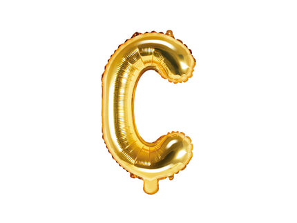 Feestbazaar Folieballon Goud Letter 'C' - 35cm