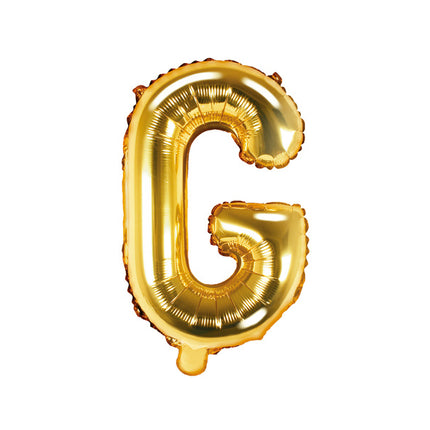 Feestbazaar Folieballon Goud Letter 'G' - 35cm