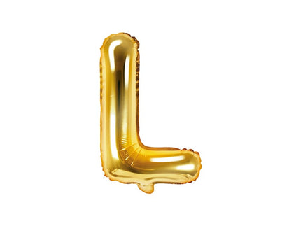 Feestbazaar Folieballon Goud Letter 'L' - 35cm