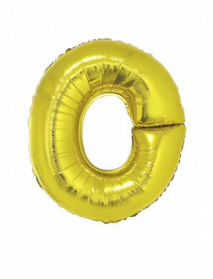 Feestbazaar Folieballon Goud Letter 'O' groot