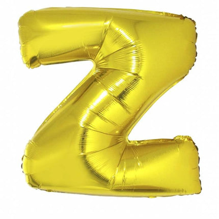 Feestbazaar Folieballon Goud Letter 'Z' Groot