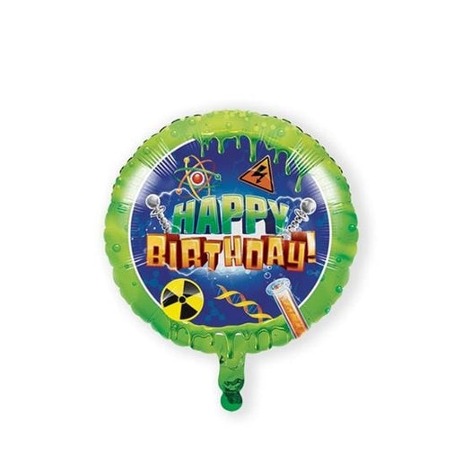 Feestbazaar Folieballon Happy Birthday Mad Scientist (46cm)
