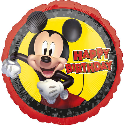 Feestbazaar Folieballon  Happy Birthday Mickey Mouse Forever (45cm)