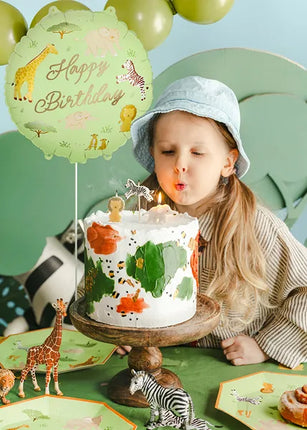 Feestbazaar Folieballon Happy Birthday Safari