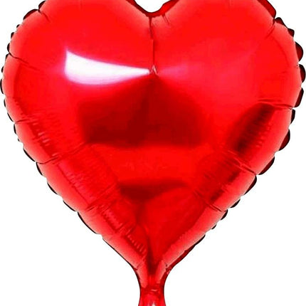 Feestbazaar Folieballon hart rood - 45 cm