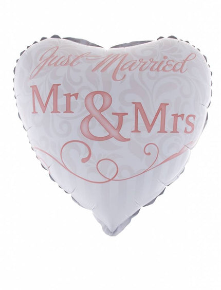 Feestbazaar Folieballon Huwelijk Mr & Mrs 46cm