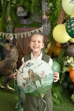 Feestbazaar Folieballon Jurassic World Rond 35x35cm