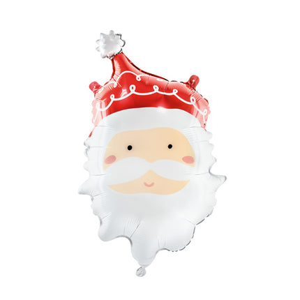 Feestbazaar Folieballon Kerstman (37x60cm)
