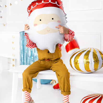 Feestbazaar Folieballon Kerstman (37x60cm)