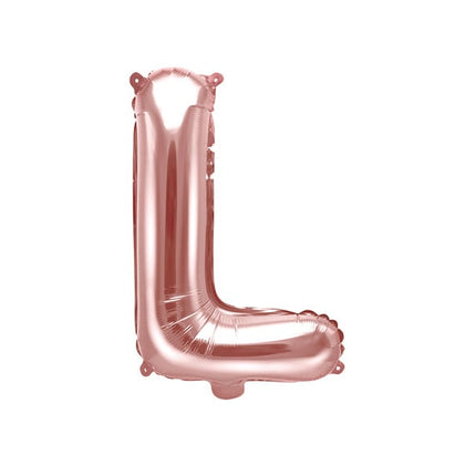 Feestbazaar Folieballon L Rose Goud 35 cm