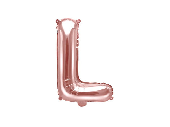 Feestbazaar Folieballon L Rose Goud 35 cm