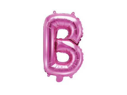 Feestbazaar Folieballon Letter 'B' Donker Roze - 35cm