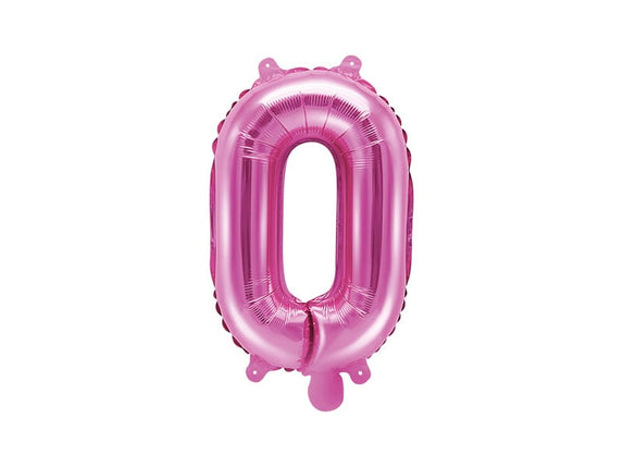 Feestbazaar Folieballon Letter 'O' Donker Roze - 35cm