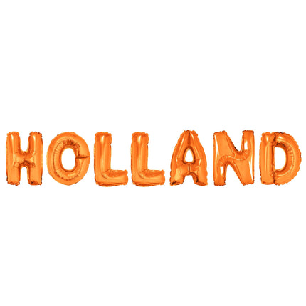 Feestbazaar Folieballon Letter Set Holland Oranje