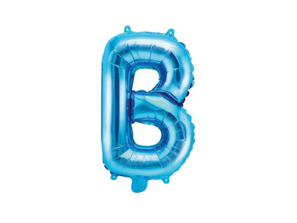 Feestbazaar Folieballon Licht Blauw Letter 'B' - 35cm