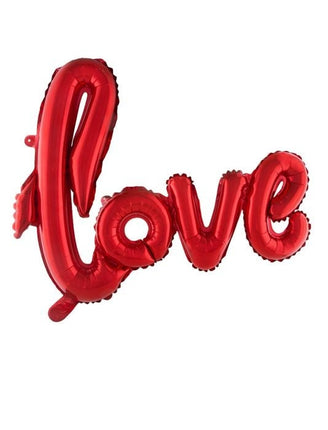 Feestbazaar Folieballon Love Rood - 100x68cm