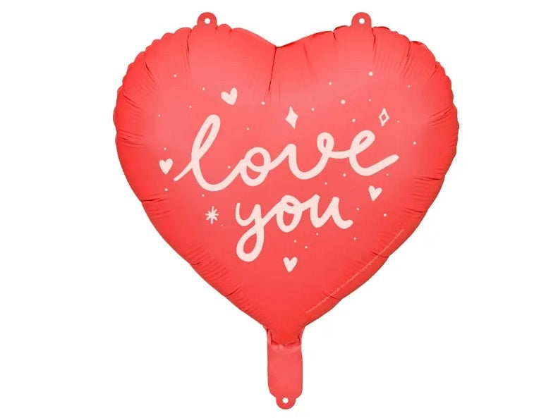 Feestbazaar Folieballon 'Love You' Hart (45cm)