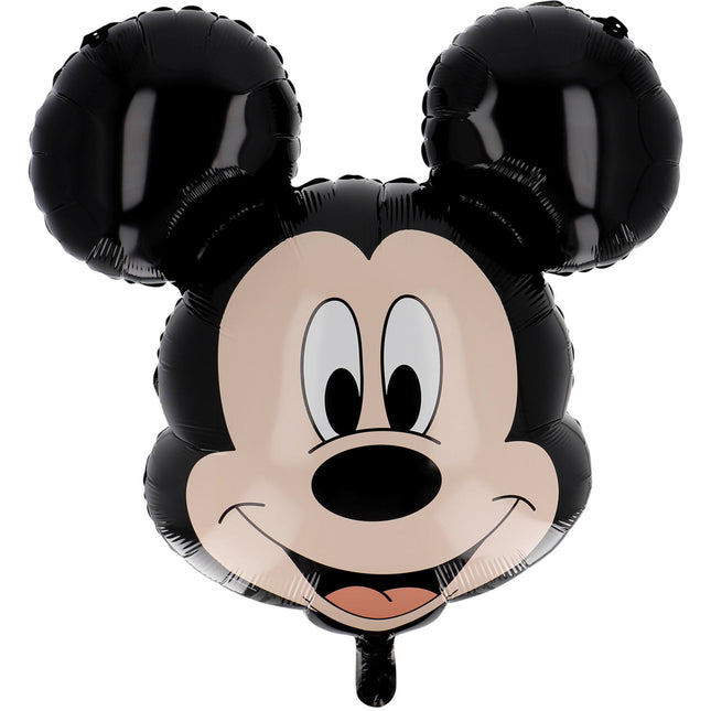 Feestbazaar Folieballon Mickey Mouse Gezicht 60cm