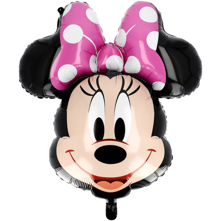 Feestbazaar Folieballon Minnie Mouse Gezicht 63x69cm