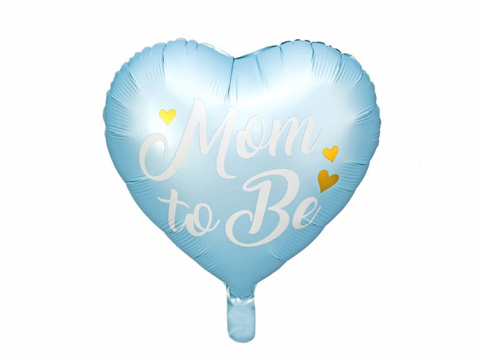 Feestbazaar Folieballon 'Mom To Be' Blauw (35cm)