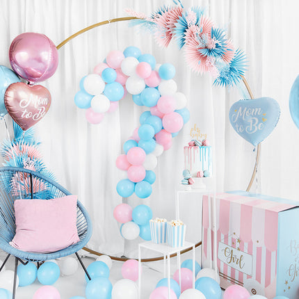 Feestbazaar Folieballon 'Mom To Be' Roze (35cm)
