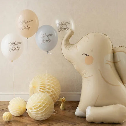Feestbazaar Folieballon Olifant Beige (84x90cm)