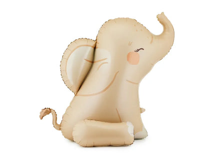 Feestbazaar Folieballon Olifant Beige (84x90cm)