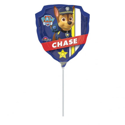 Feestbazaar Folieballon Paw Patrol Chase Mini (28cm)