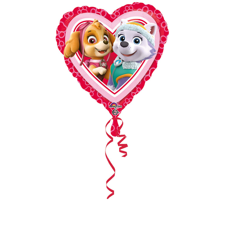 Feestbazaar Folieballon Paw Patrol Hart - 43cm