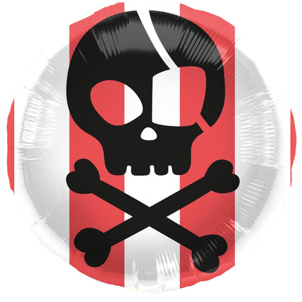 Feestbazaar Folieballon Pirate Party Doodshoofd (45cm)