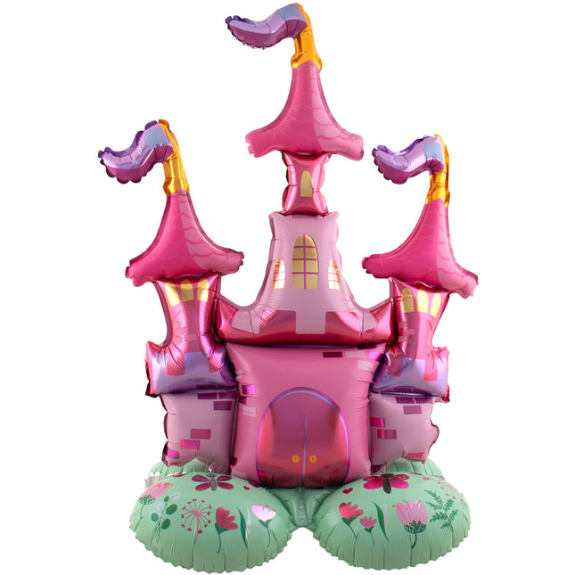 Feestbazaar Folieballon Prinsessen Kasteel Staand (65x90cm)