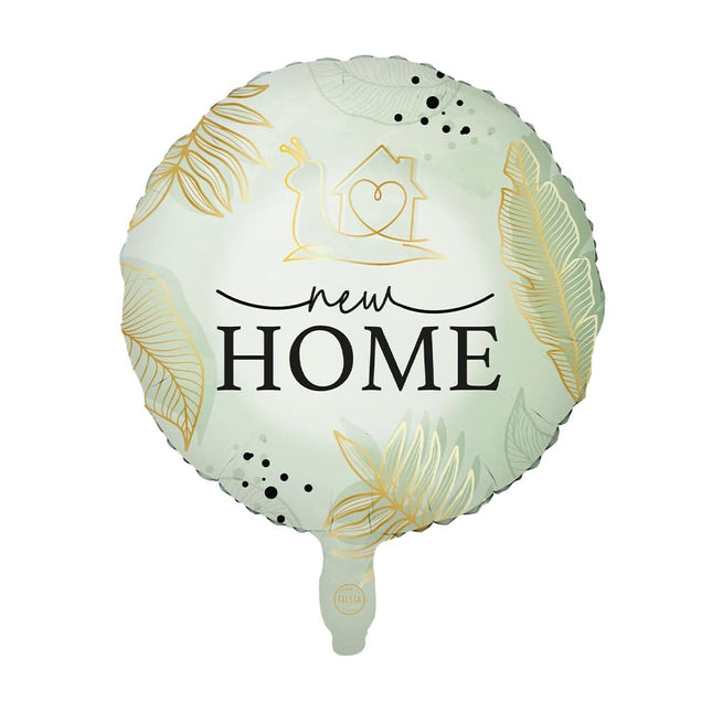 Feestbazaar Folieballon Rond New Home 46cm