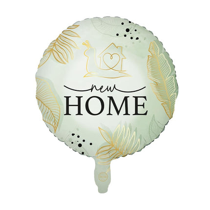 Feestbazaar Folieballon Rond New Home 46cm