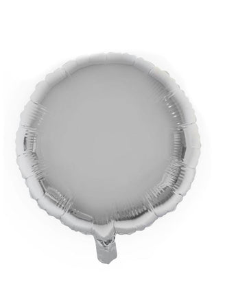 Feestbazaar Folieballon Rond Zilver (46cm)
