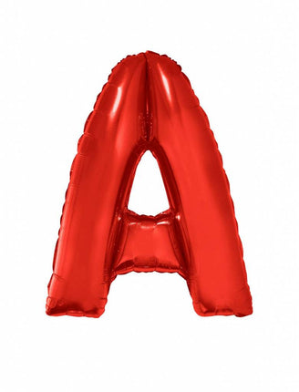 Feestbazaar Folieballon Rood Letter 'A' groot