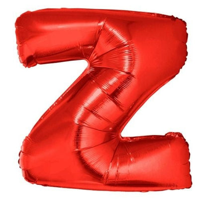 Feestbazaar Folieballon Rood Letter 'Z' Groot