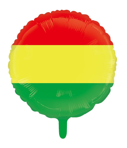 Feestbazaar Folieballon Rood/Geel/Groen (46cm)