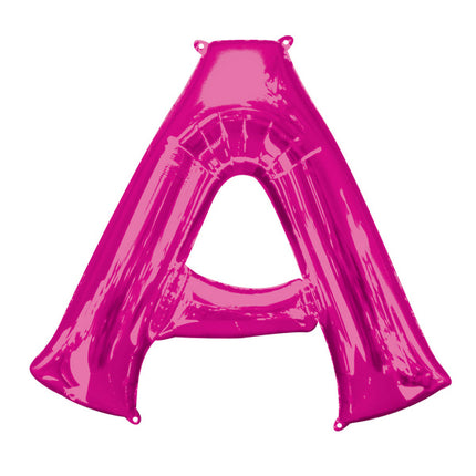Feestbazaar Folieballon Roze Letter 'A' Groot