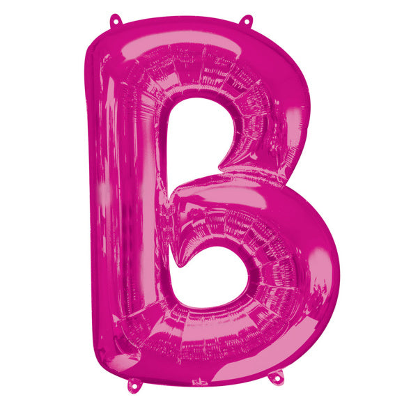 Feestbazaar Folieballon Roze Letter 'B' Groot