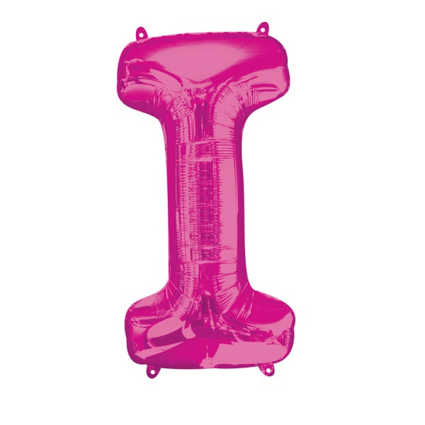 Feestbazaar Folieballon Roze Letter 'I' Groot